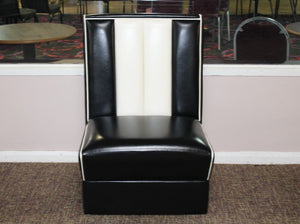 Commercially Graded Black Single Booth