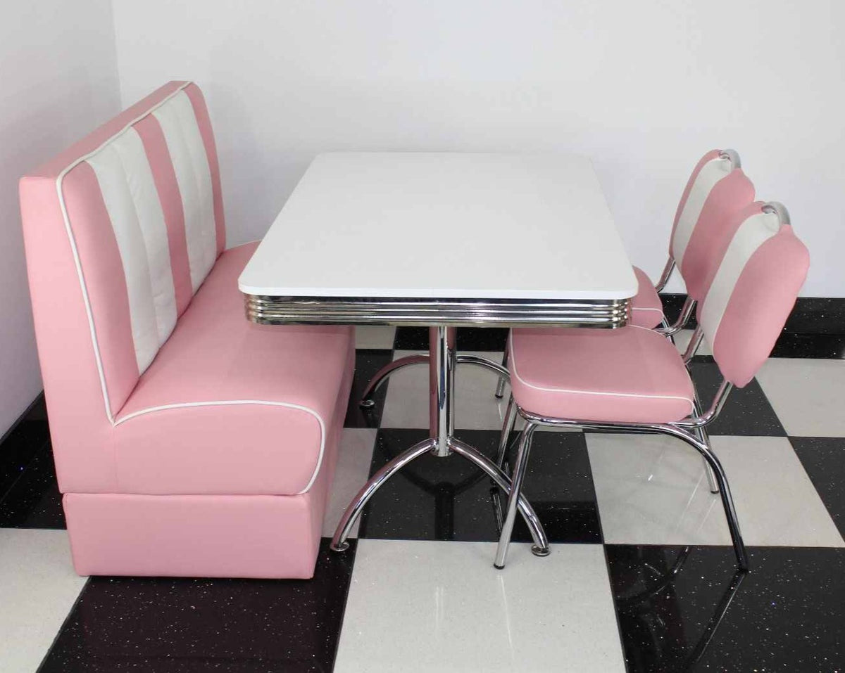 Retro store dining booth