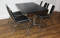 Black Diner Set With Black Booth Table