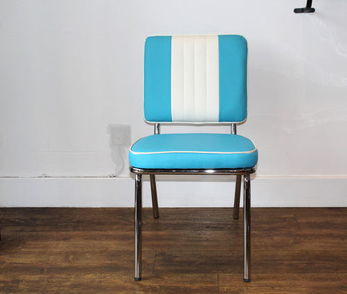 Blue and White Chair