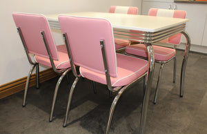 Four Legged Pink Diner Set