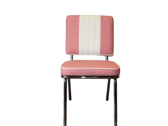 Pink and White Chair