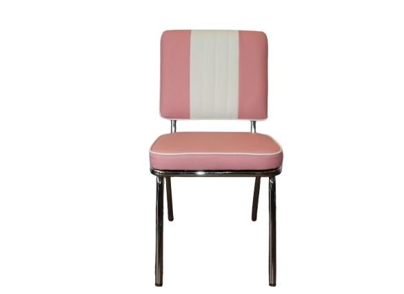 Pink and White Chair
