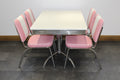 Booth Table Pink Diner Set