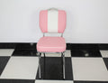 Pink and White Single Chair
