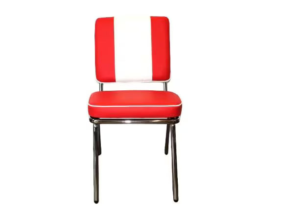 Red and White Chair