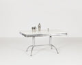 Rectangular Retro Diner Table White