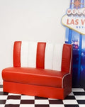 american dining red booth