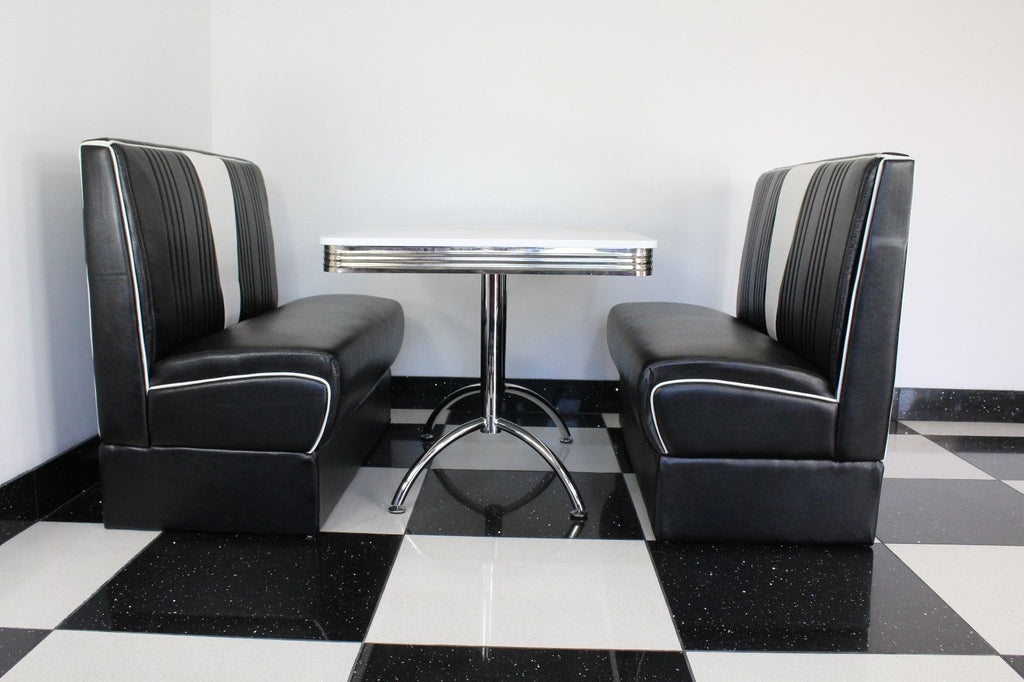 Black Nashville Booth Diner Set