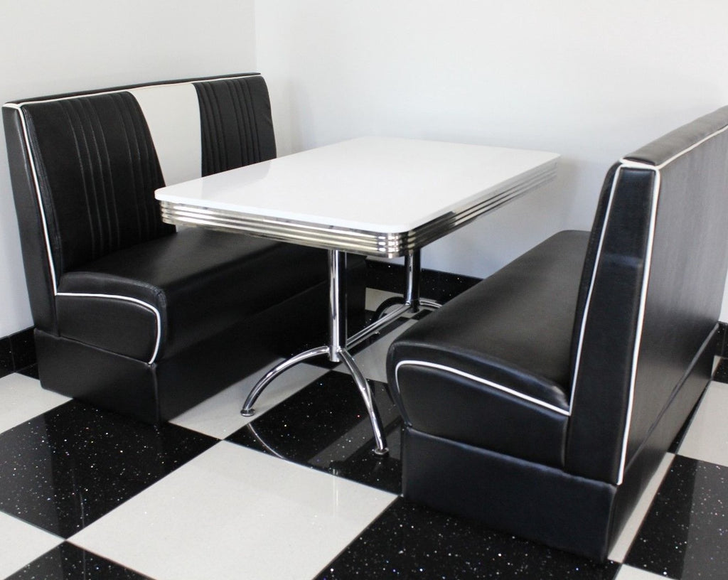 Black Nashville Booth Diner Set