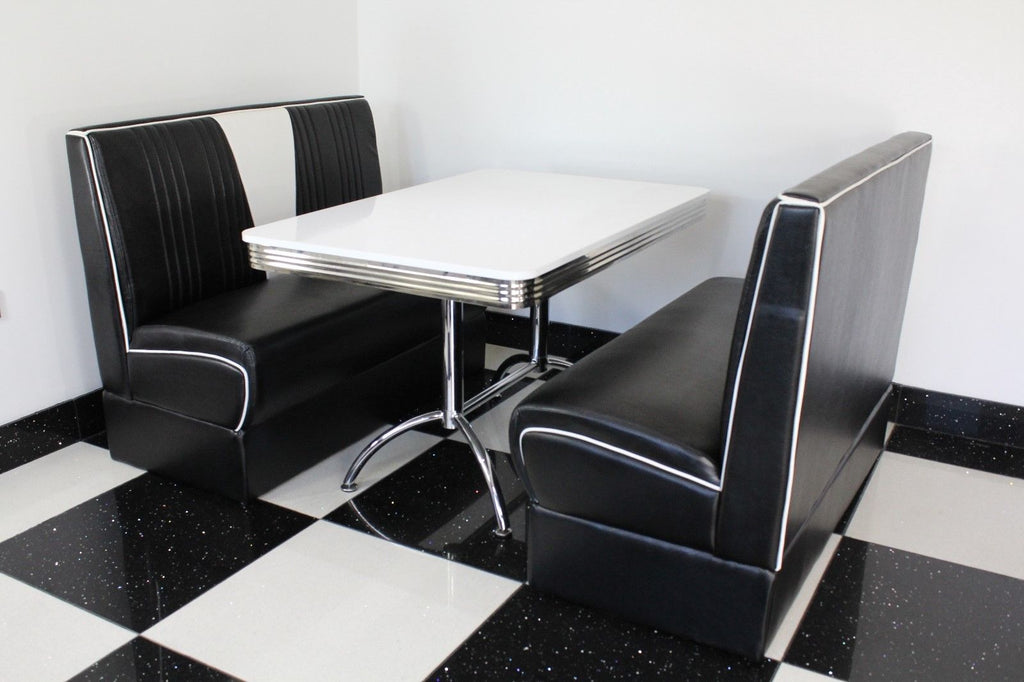Black Nashville Booth Diner Set - SECONDS