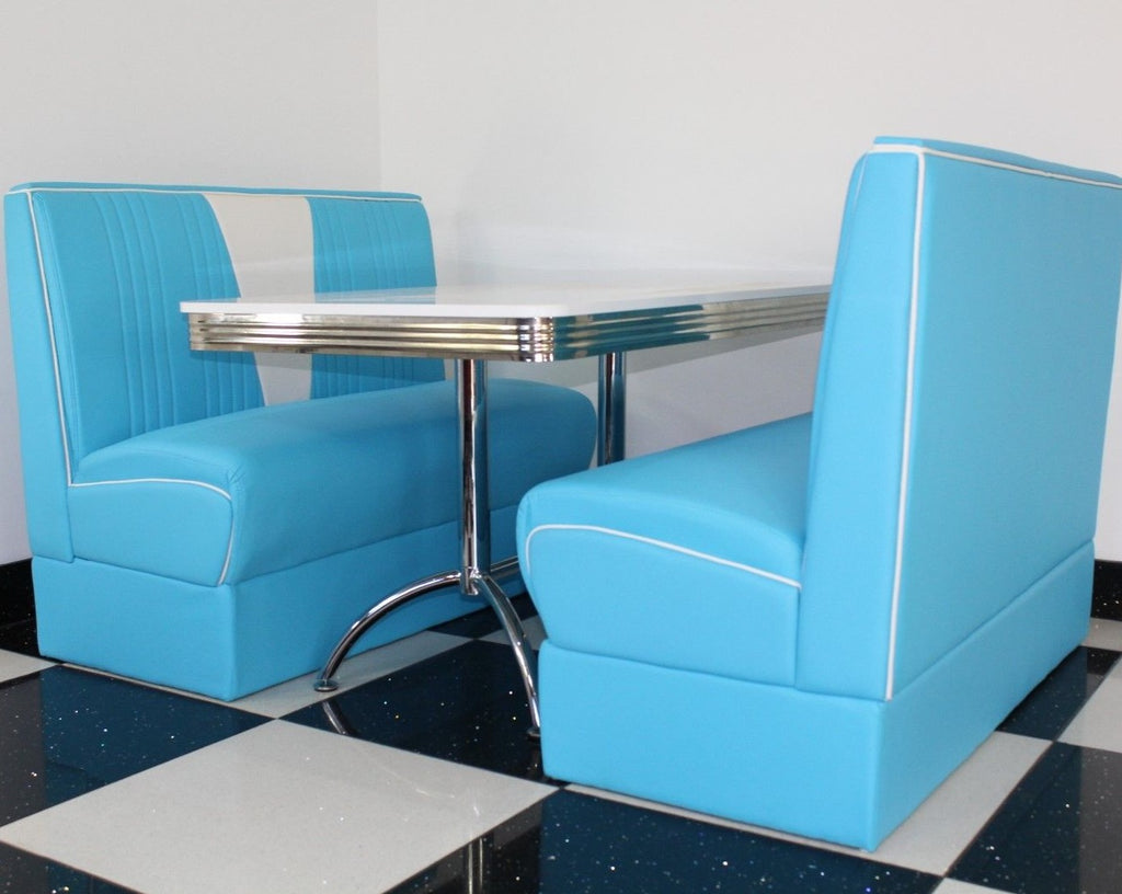 Blue Nashville Booth Diner Set