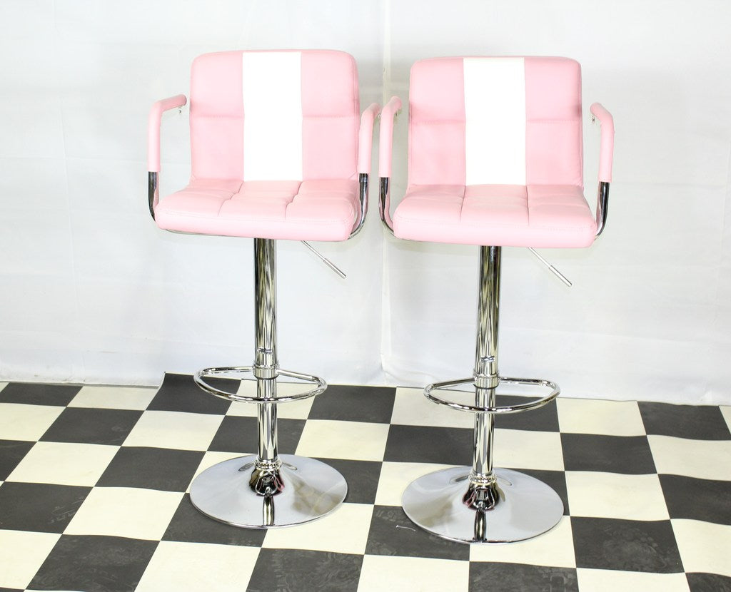 american pink stools